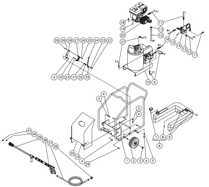 MITM Gh-2403-3MGH hot water repair kits
